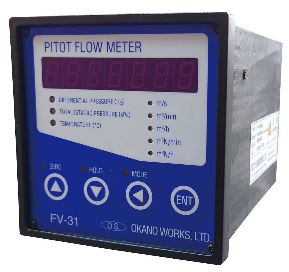 ピトー管式流速計・流量計 FV-31